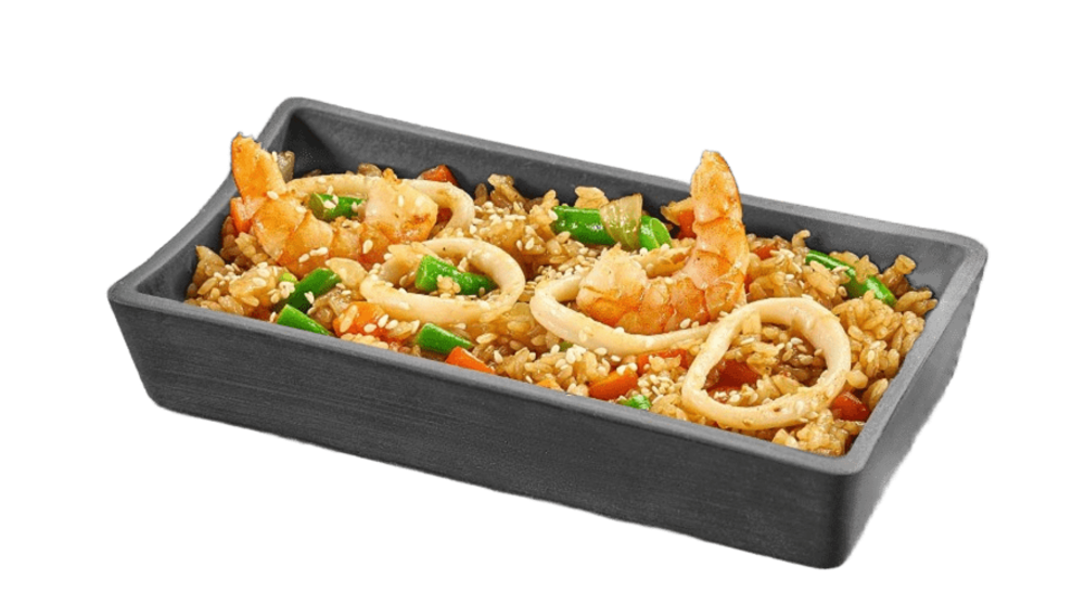 Рис с морепродуктами