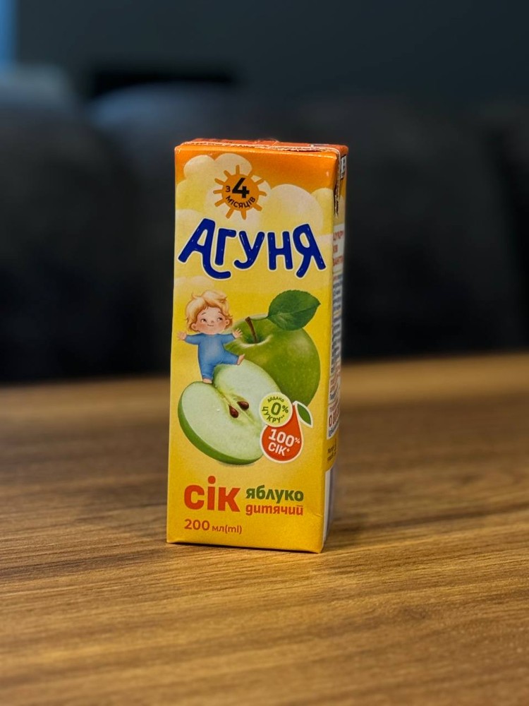 Сік  агуня яблучний