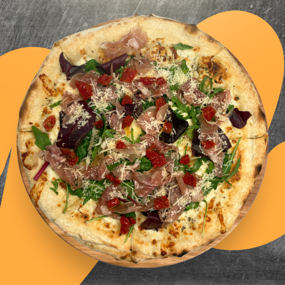 З прошуто та в'яленими томатами 30