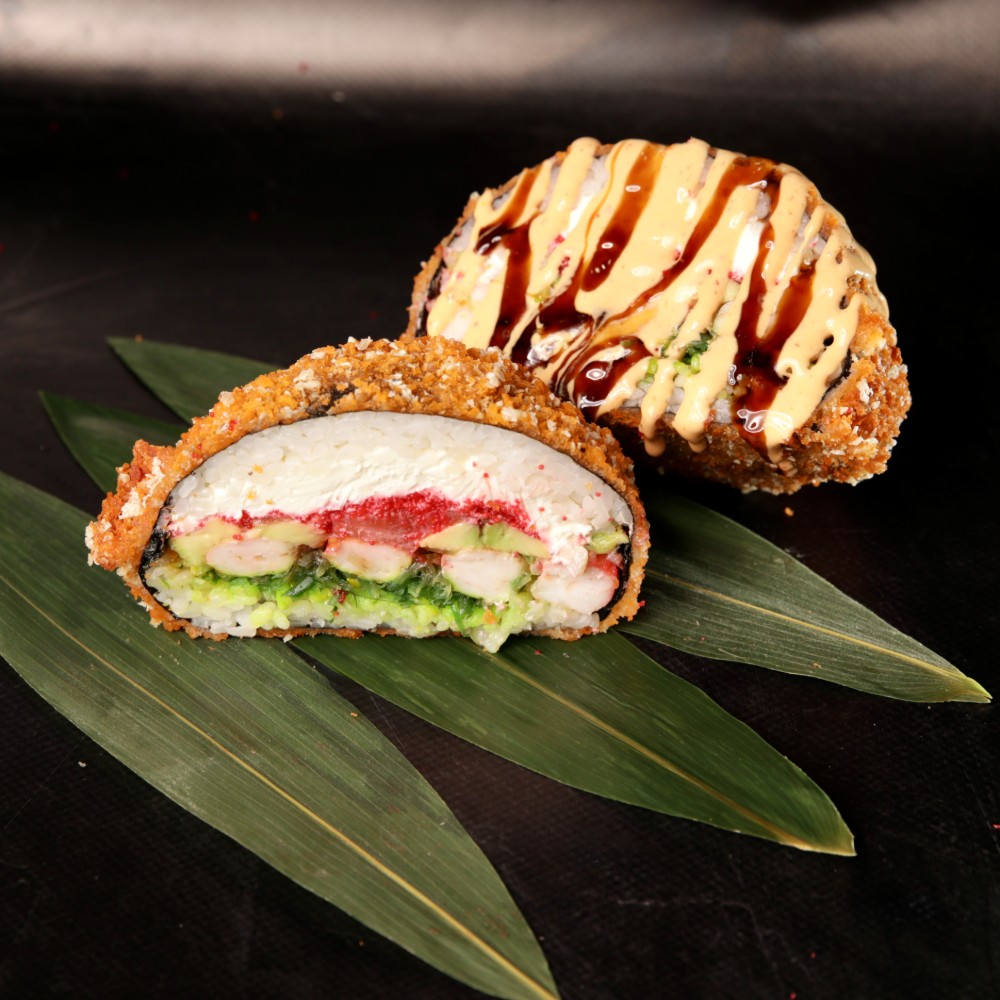 Суші бургер з креветкою (300г)