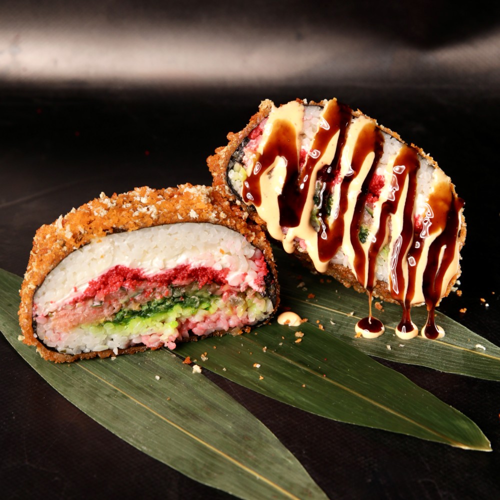 Суші бургер з лососем (430г)