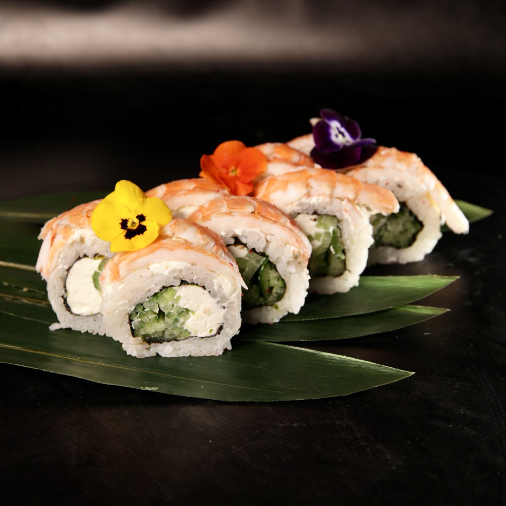 Філадельфія з тигровою креветкою (270г) 8шт