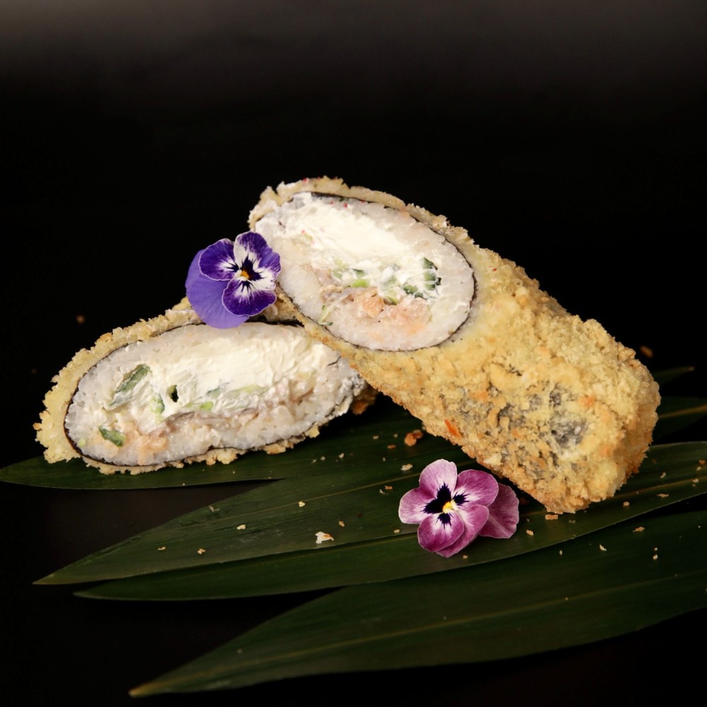 Смажений Hand Roll з лососем та вугрем (390г)