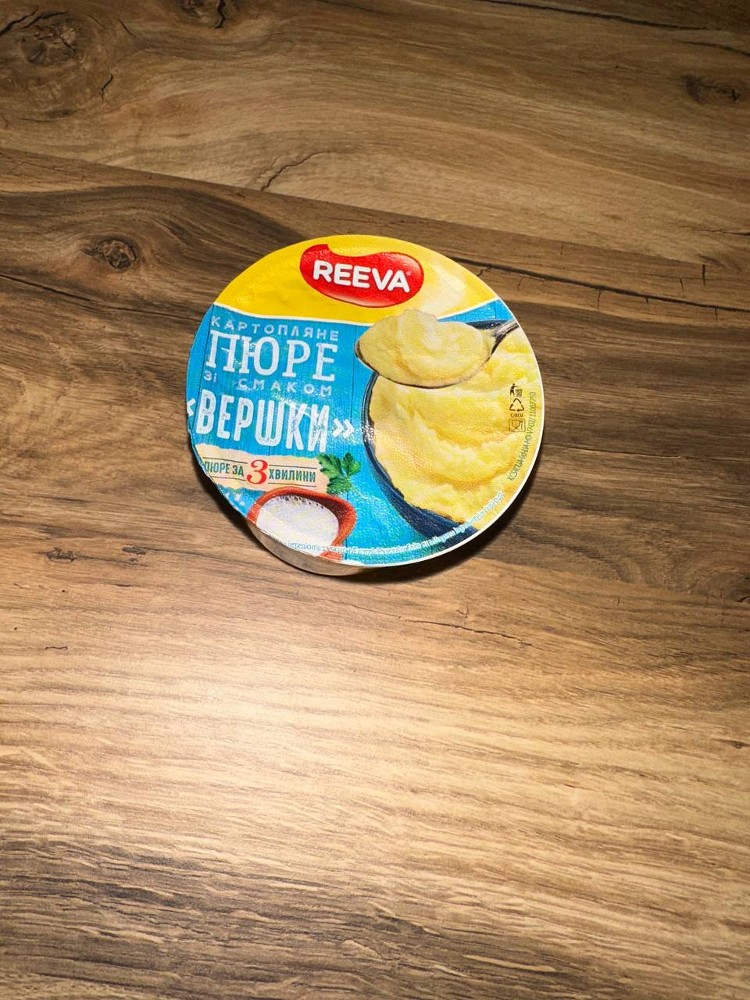 Пюре REEVA з вершками