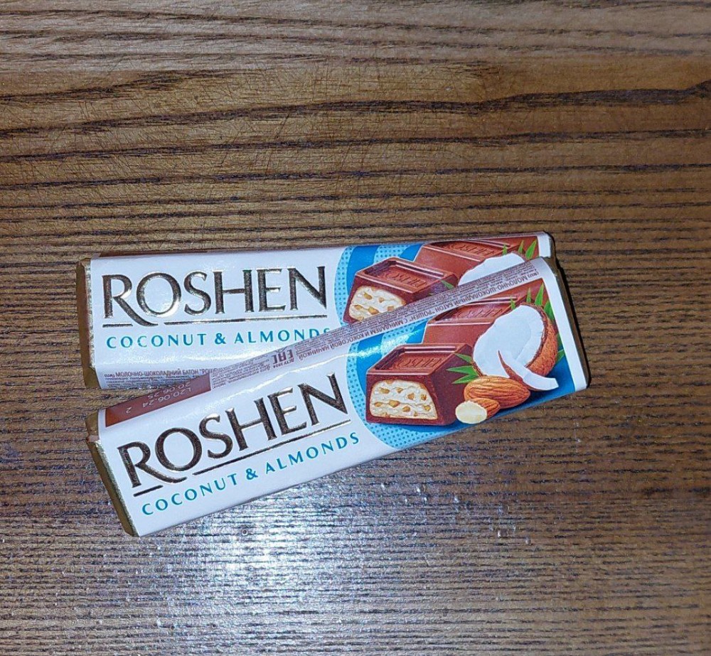 Батончик Roshen кокосовий