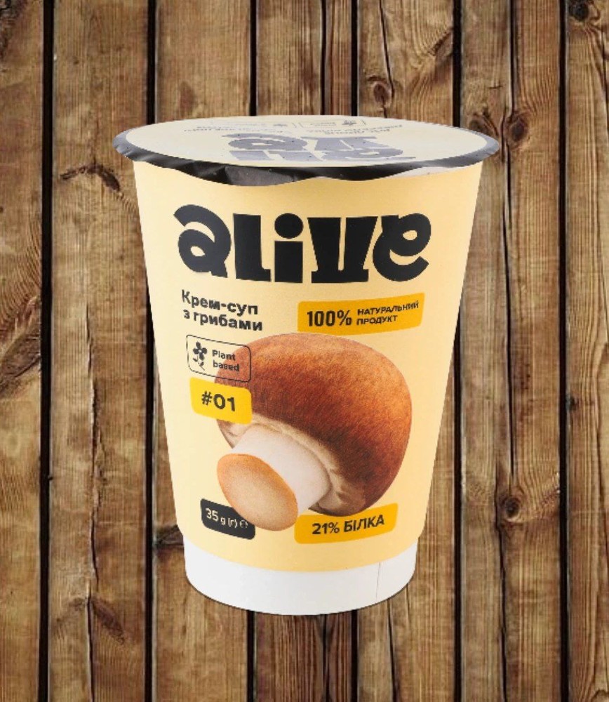 Крем суп з грибами ALIVE