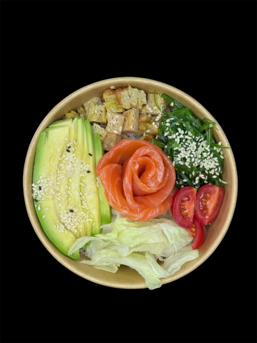 Боул з лососем