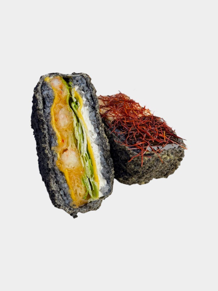 Суші бургер з креветкою темпура