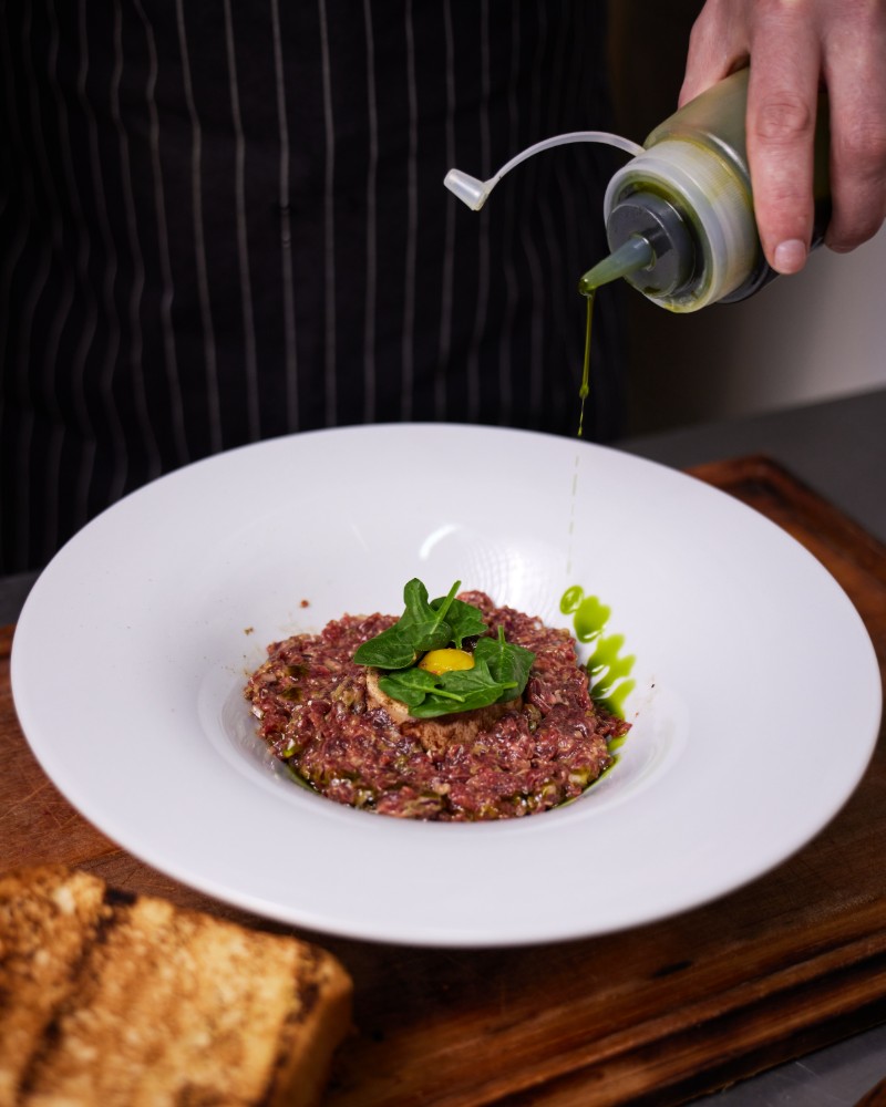 Тар-тар із філе яловичини/Beef fillet tartar 150/100 г