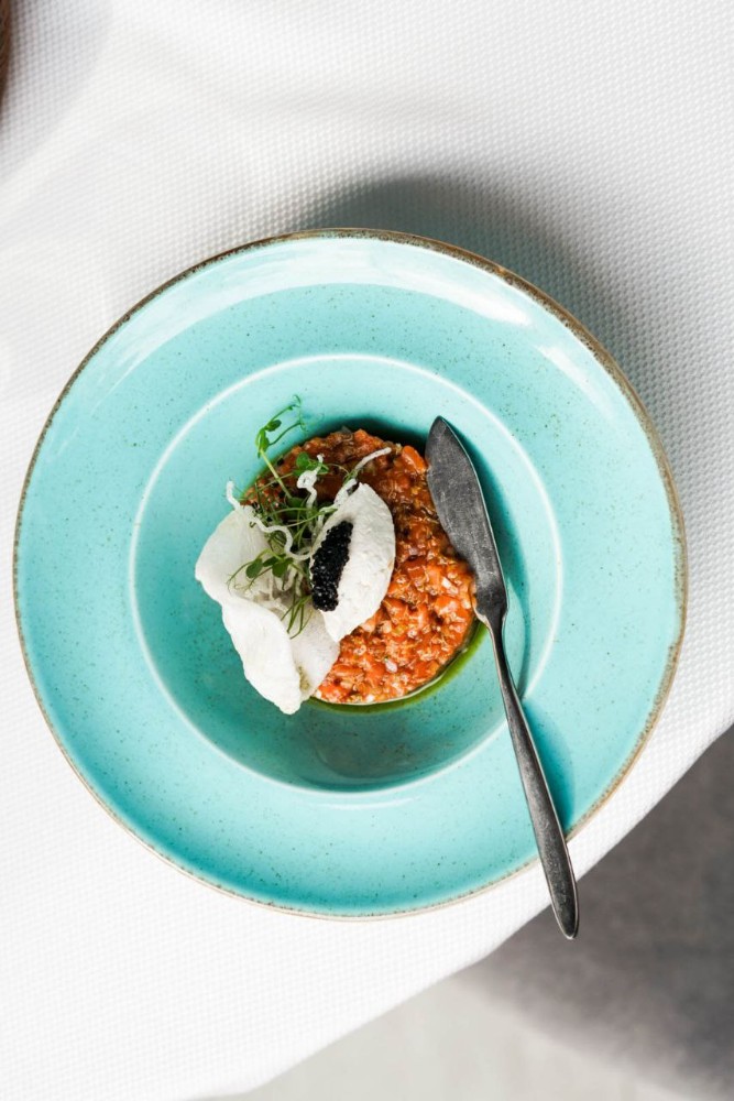 Тар-тар із лосося/Salmon tartar 150/100 г