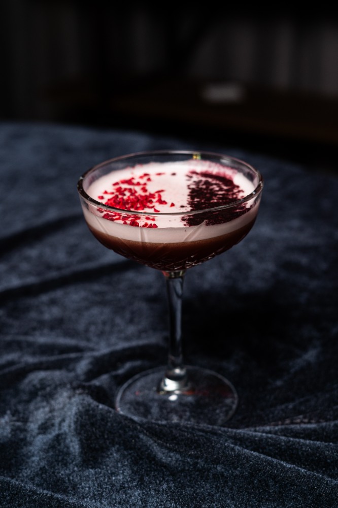 Коктейль " Clover Club"
