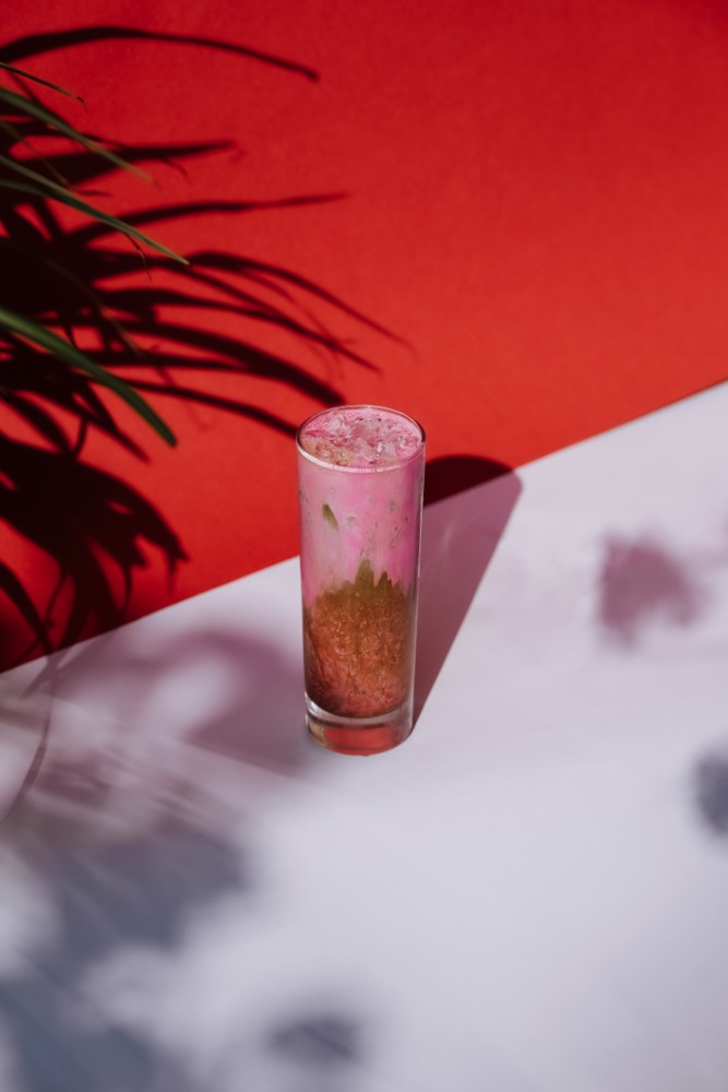 Pink Puff Matcha