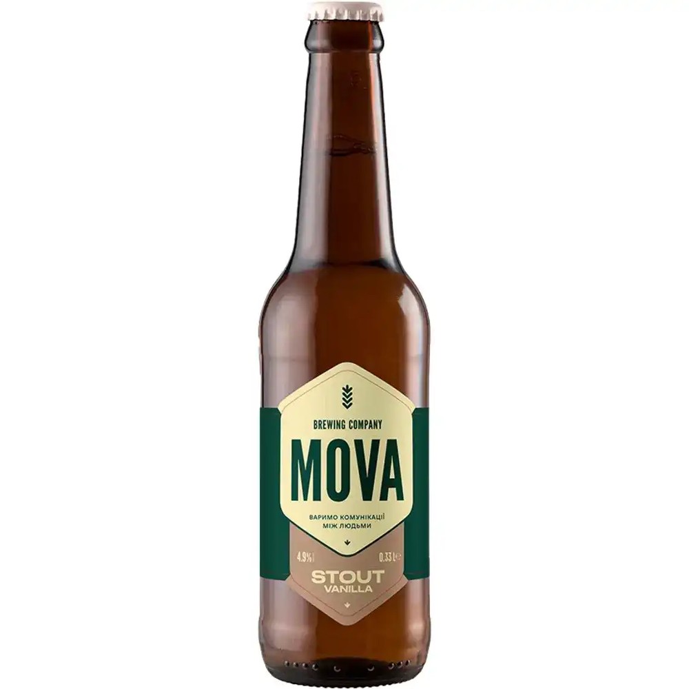 Mova Stout Vanilla 0,33 Пляшка