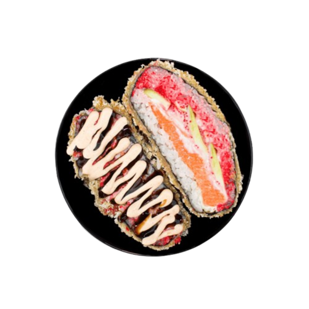 Суші бургер з лососем