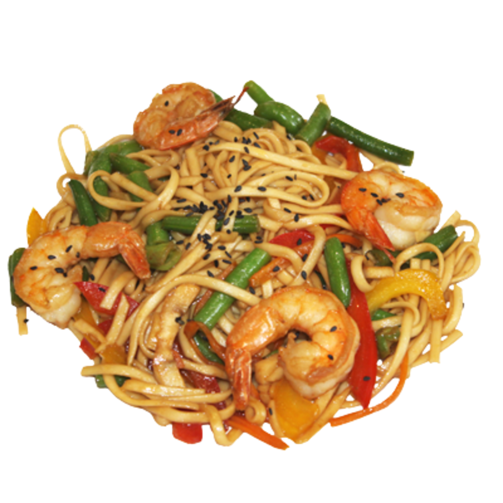 Wok з креветкою