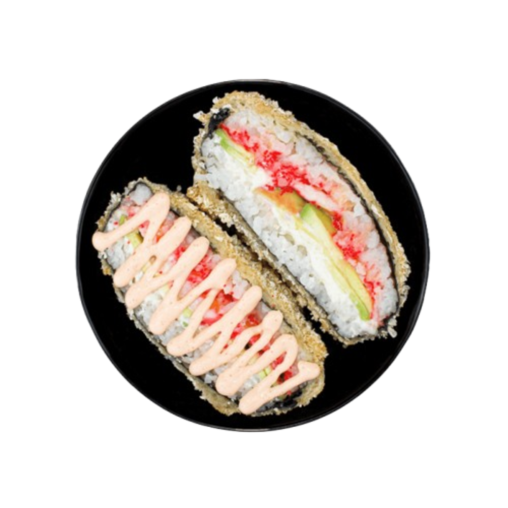 Суші бургер з креветкою