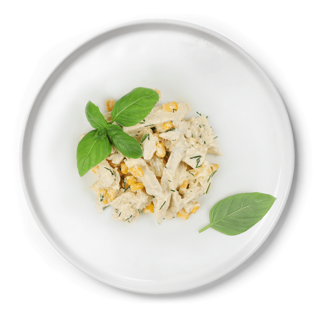Салат з куркою та ананасами