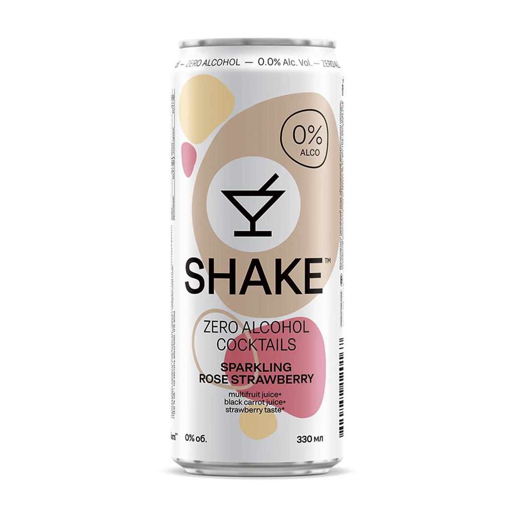 Напій безалкогольний SHAKE SPARKLING STRAWBERRY 330 мл
