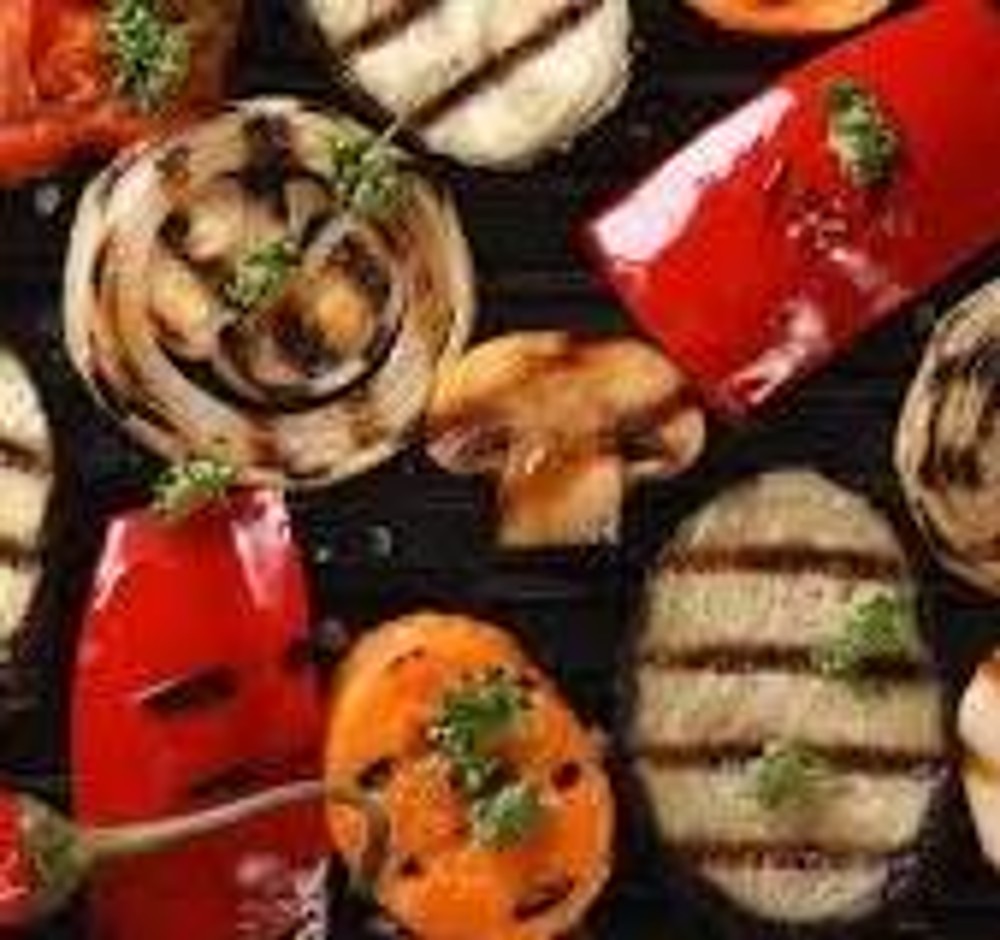 ОВОЧІ ГРИЛЬ (БАКЛАЖАН, ПЕРЕЦЬ, КАБАЧОК)