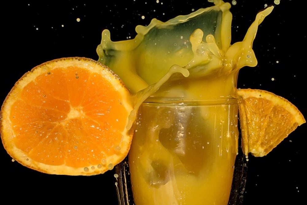 ფორთოხლის ფრეში/Fresh orange juice