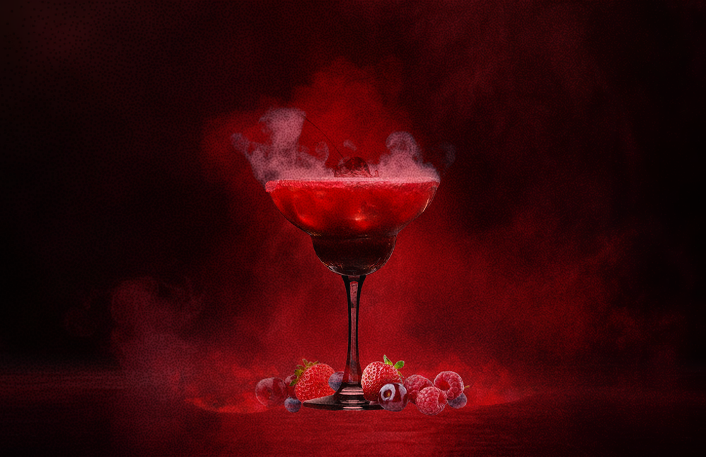 Berry Kiss-tea cocktail   *ੈ✩‧₊˚  