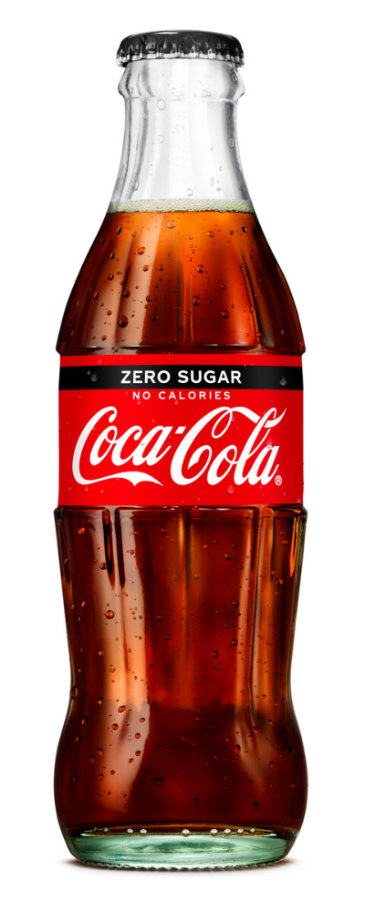 კოკა კოლა ზერო  / Coca-cola zero 0.33 l