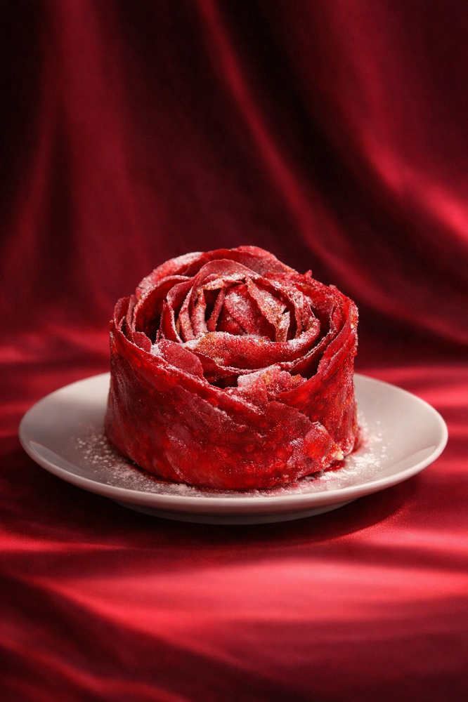 ვარდის ბლინის ტორტი/Rose pancake 