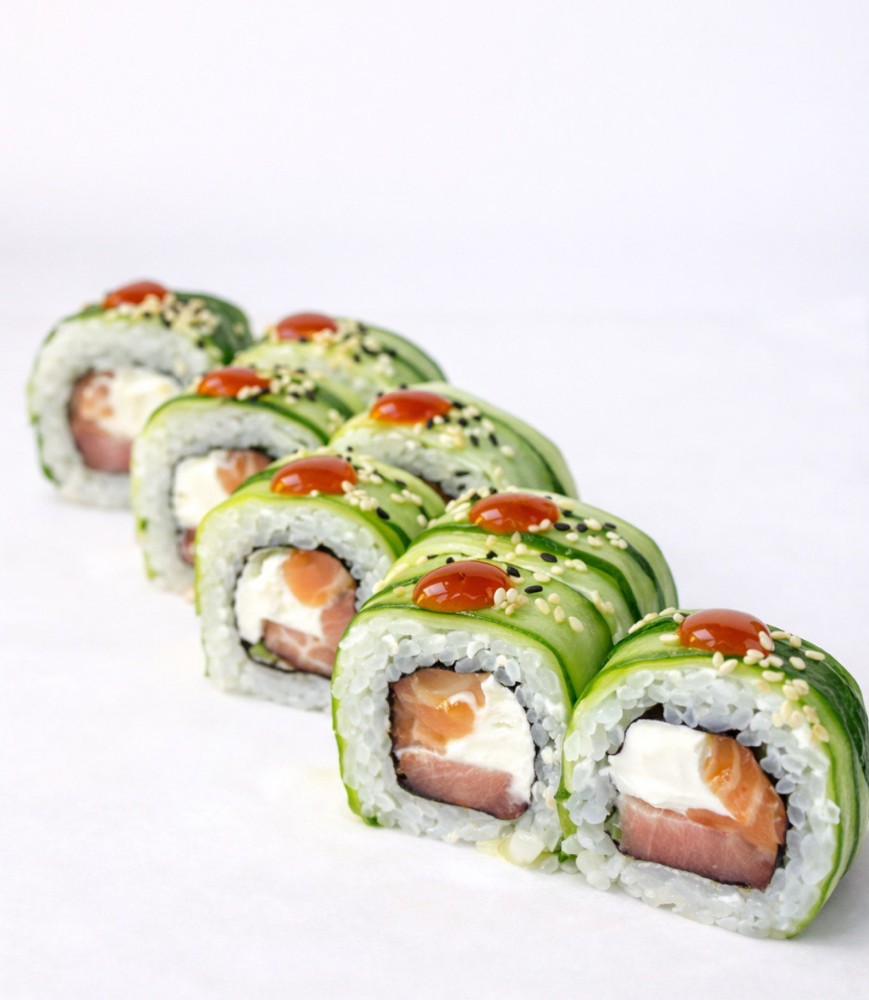 Грін Рол з лососем та тунцем