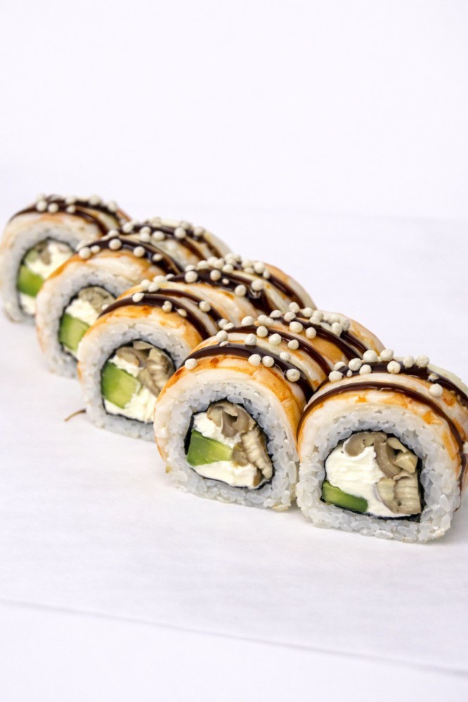 Рол "Вугорь і креветка"