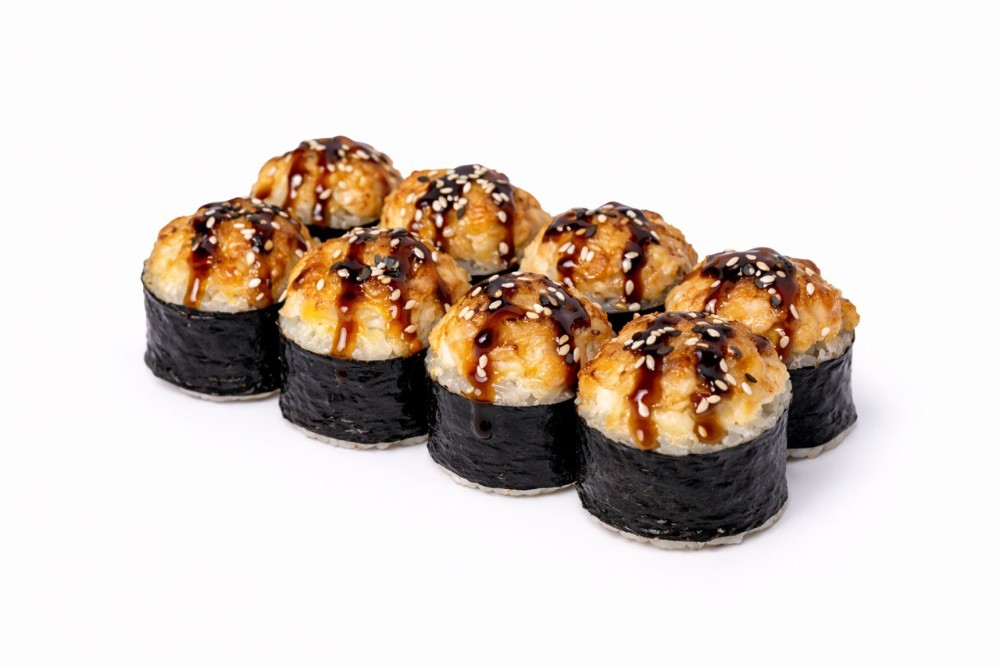 Запечений футомак з лососем