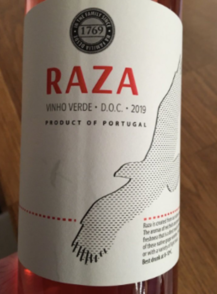 Вино Raza Vinho Verde Escolha 750мл, рожеве сухе