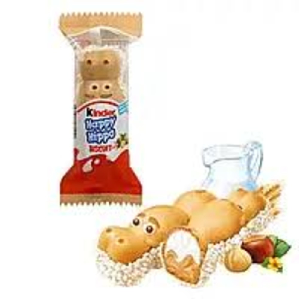 Батончик Kinder Happy Hippo лісовий горіх (20г)