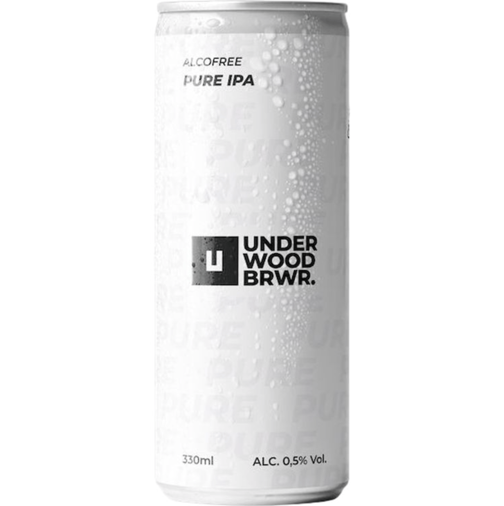 Пиво Underwood Pure IPA AlcoFree 330мл