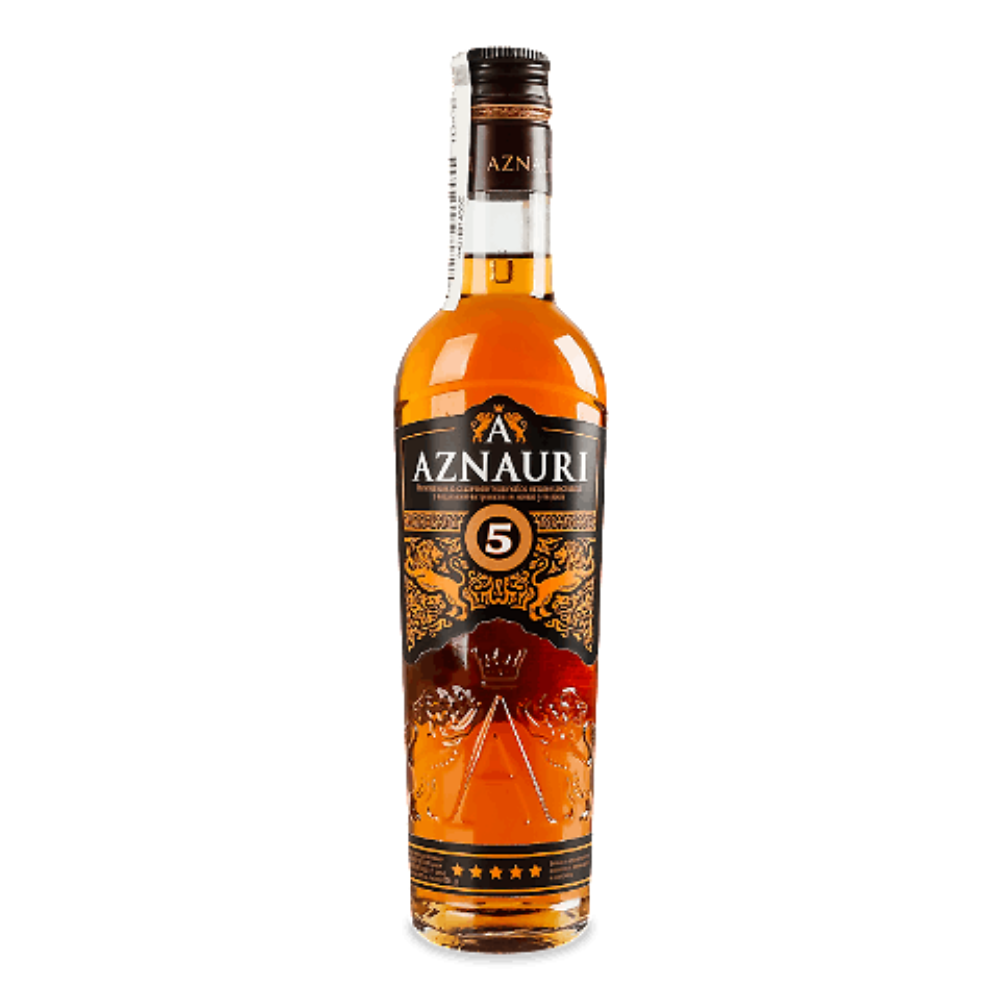 Бренді "AZNAURI V.V.S.O.P. 5 років" 0,5л.