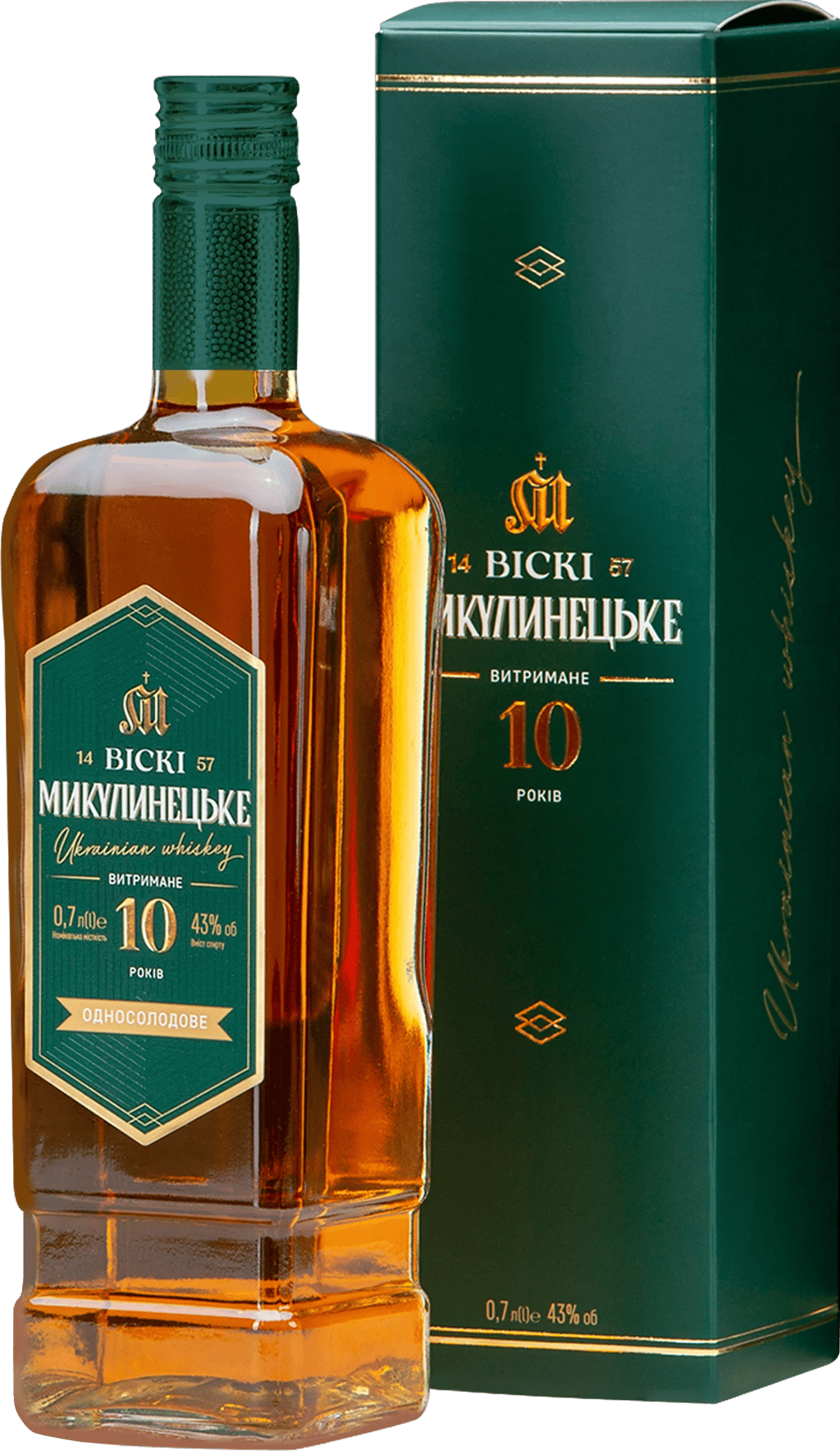 Настоянка "М-Віскі Микулинецьке" 43%