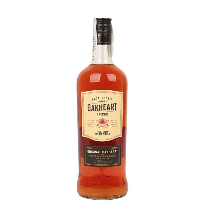 Ром. напій Bacardi Oakheart 0,5л.