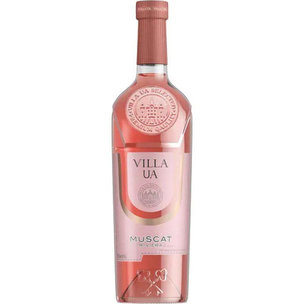 Вино "Мускат Рів'єра" (н/сол., рож.)  ТМ VILLA  UA 0,75л.