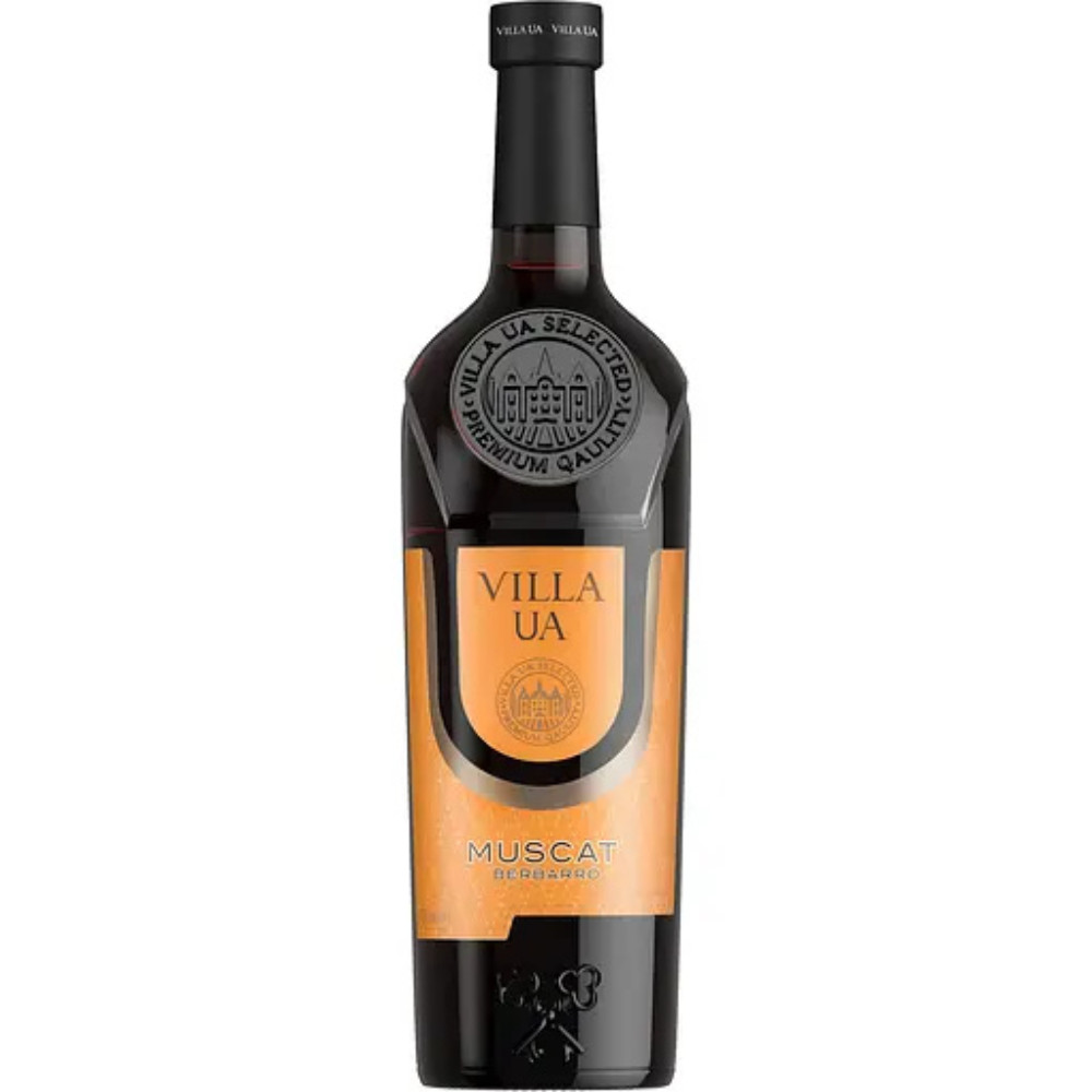 Вино "Мускат Бербаро" ТМ VILLA UA (н/сол., черв.) 0,75л.