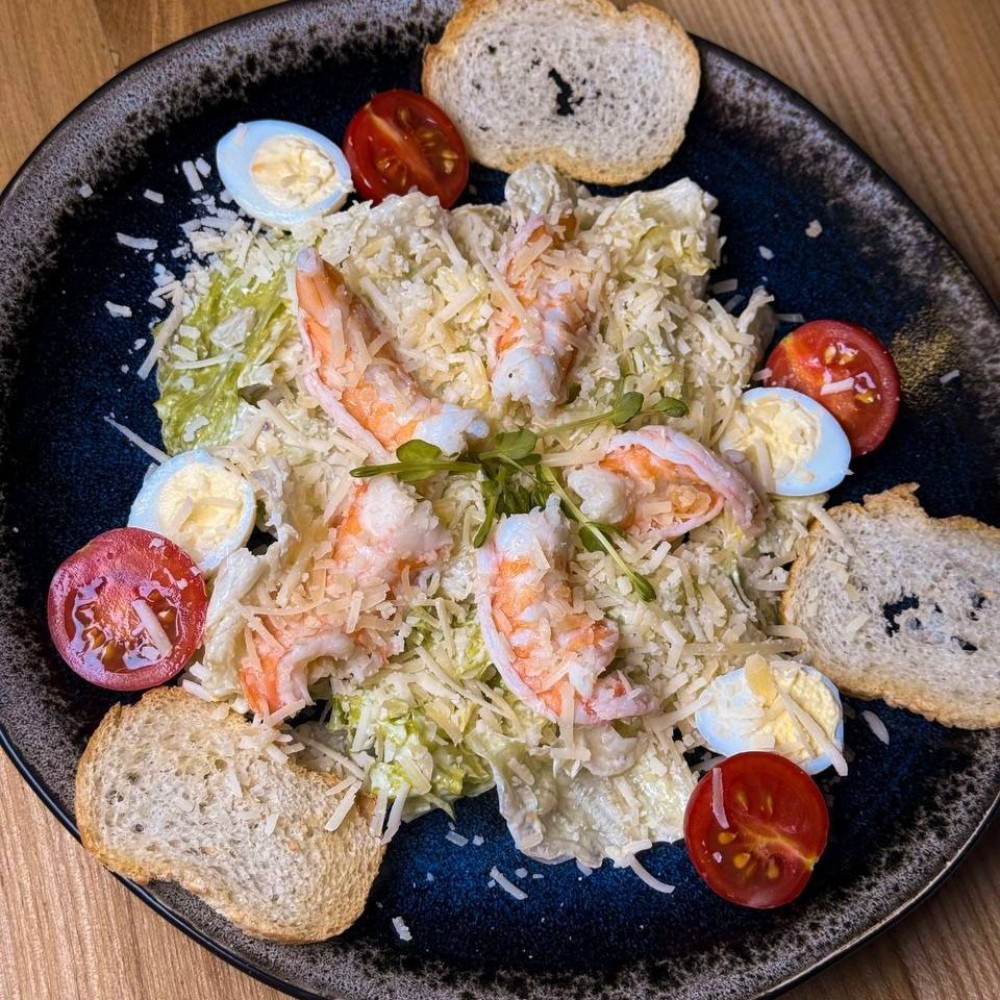 Цезар з креветками 