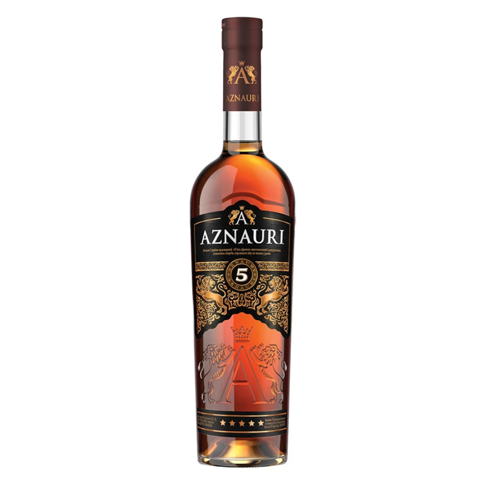 Коньяк Азнаурі 5* 0,5л.