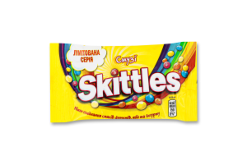 Драже жувальні Смузі Skittles м/у 38г