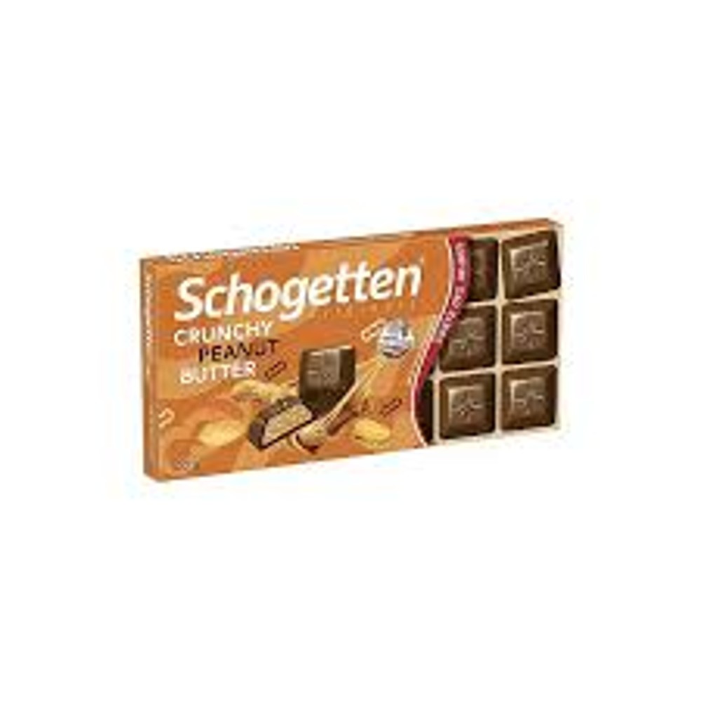Шоколад schogetten crunchy penanut butter