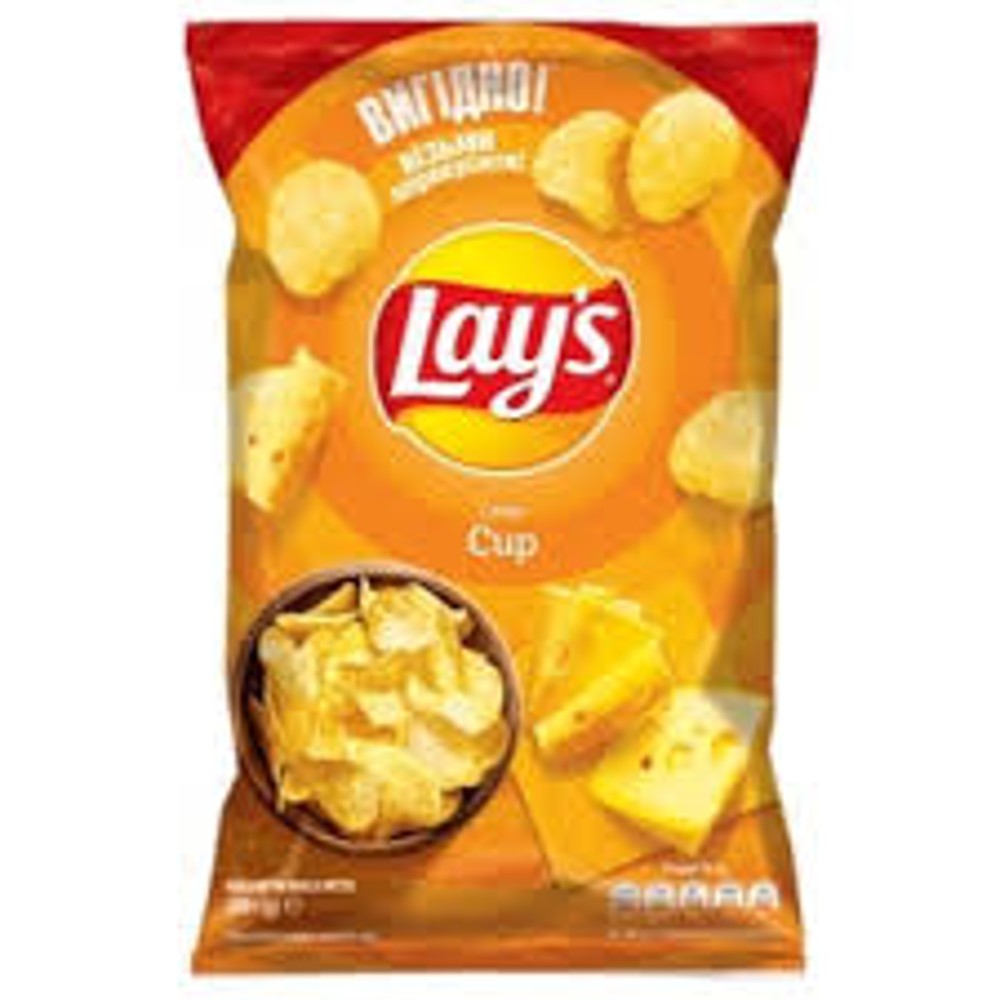 Чіпси Lay's зі смаком сиру 200 гр.
