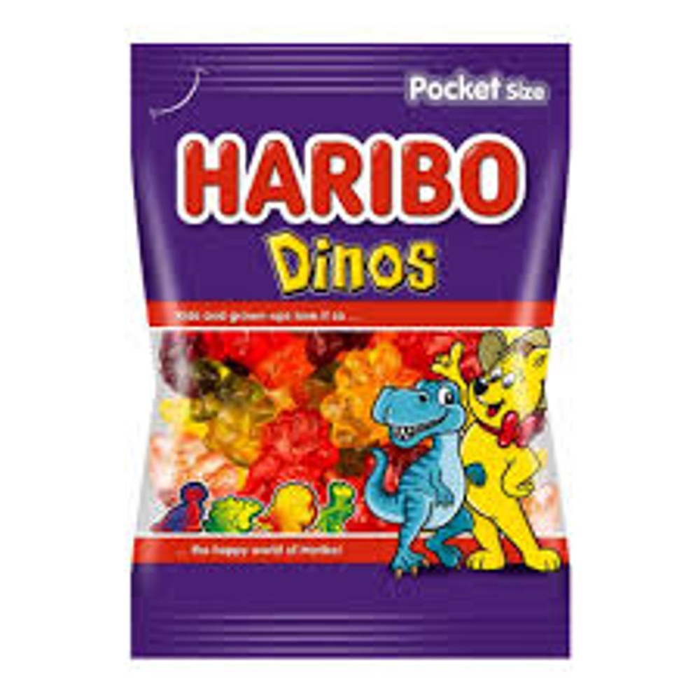 Жувальні цукерки Haribo dinos