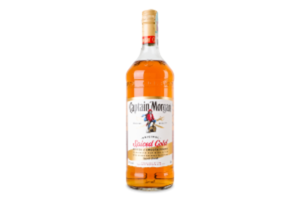 Напій алкогольний 1л 35% на основі Карибського рому Spiced Gold Original Captain Morgan пл