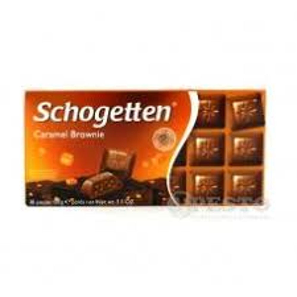 Шоколад schogetten caramel brownie