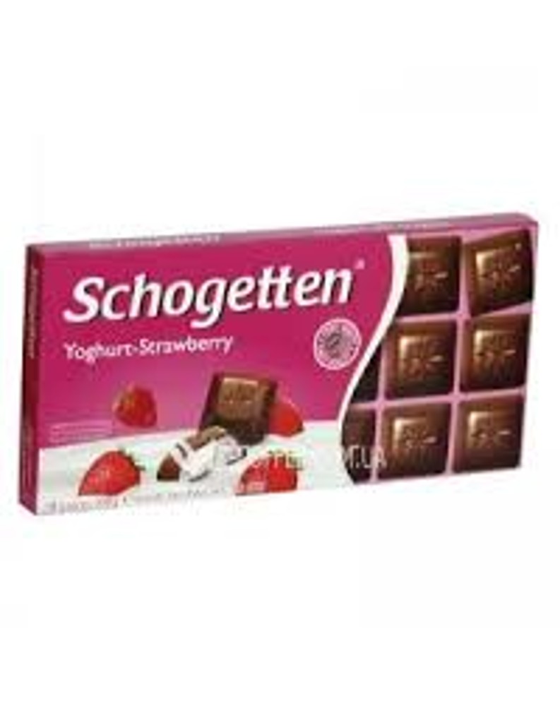 Шоколад schogetten yoghurt-strawberry