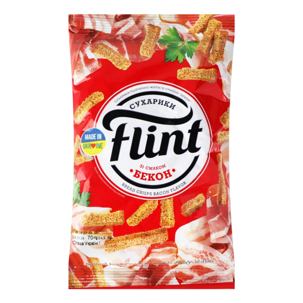 Сухарики Flint з Беконом