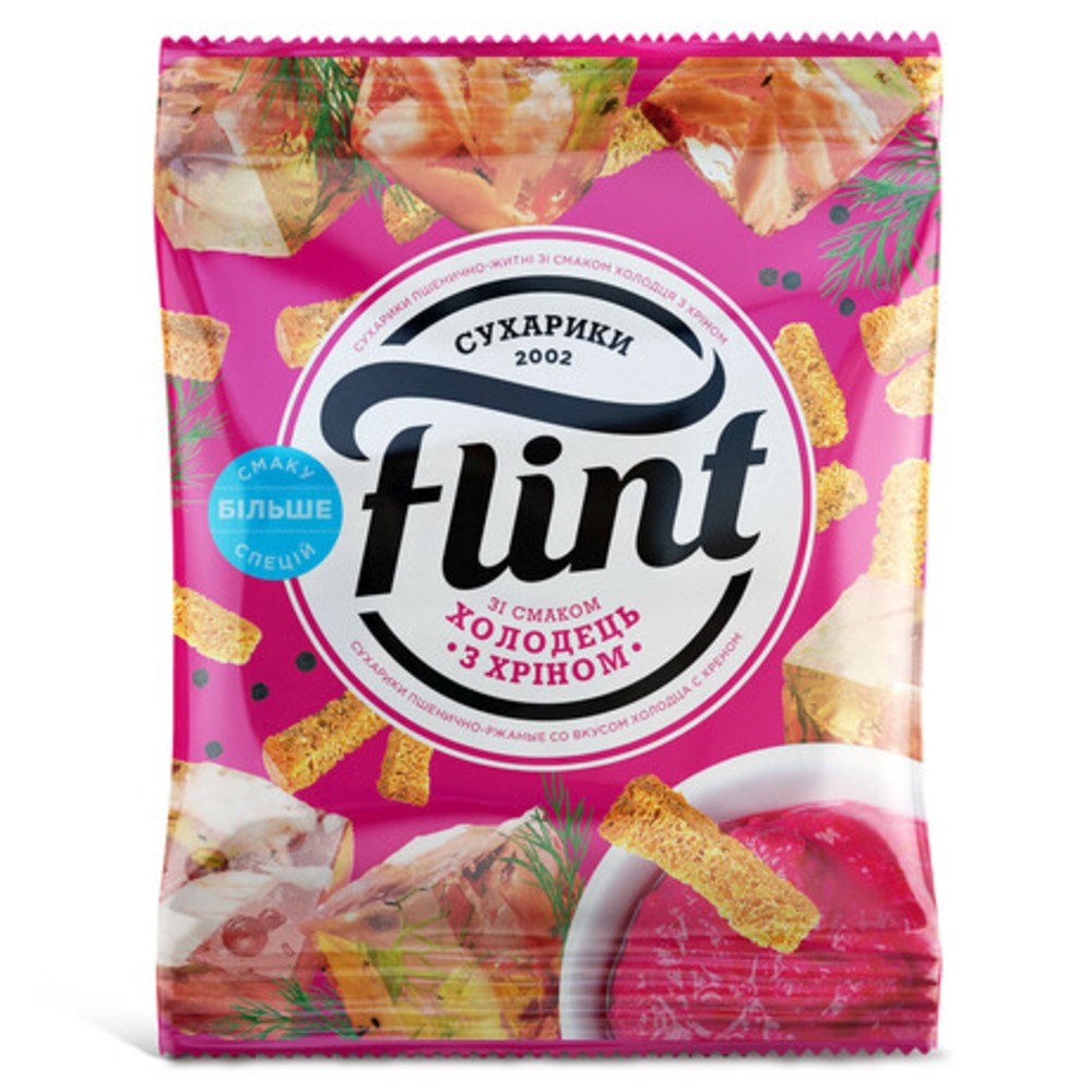 Сухарики Flint з Холодець з хроном