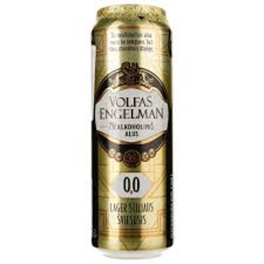 Пиво Volfas Engelman Lager 0.568 л. ж/б б/а